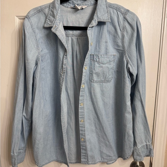 Light Blue Denim Womens Shirt - Picture 1 of 1